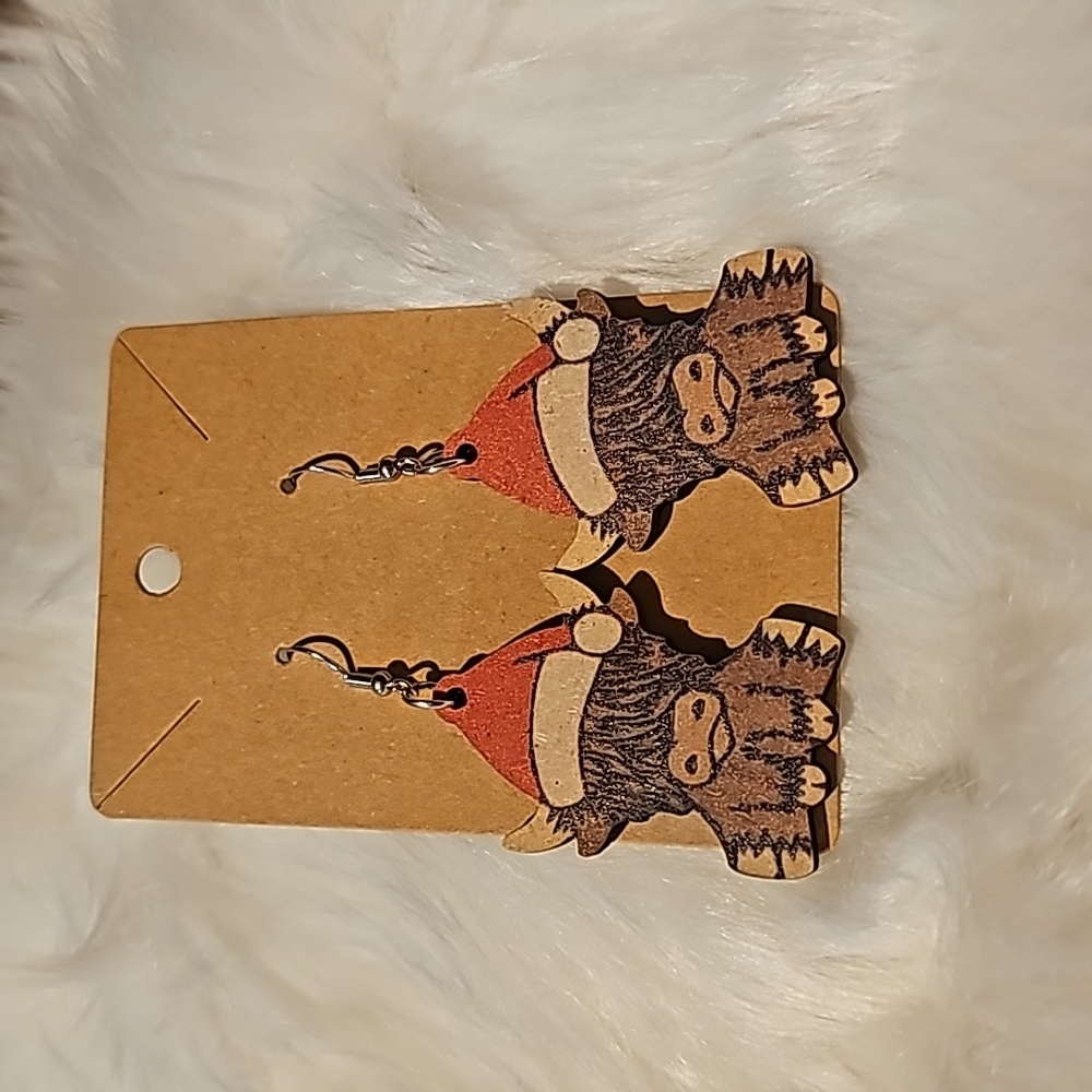 Highland Cow Earrings